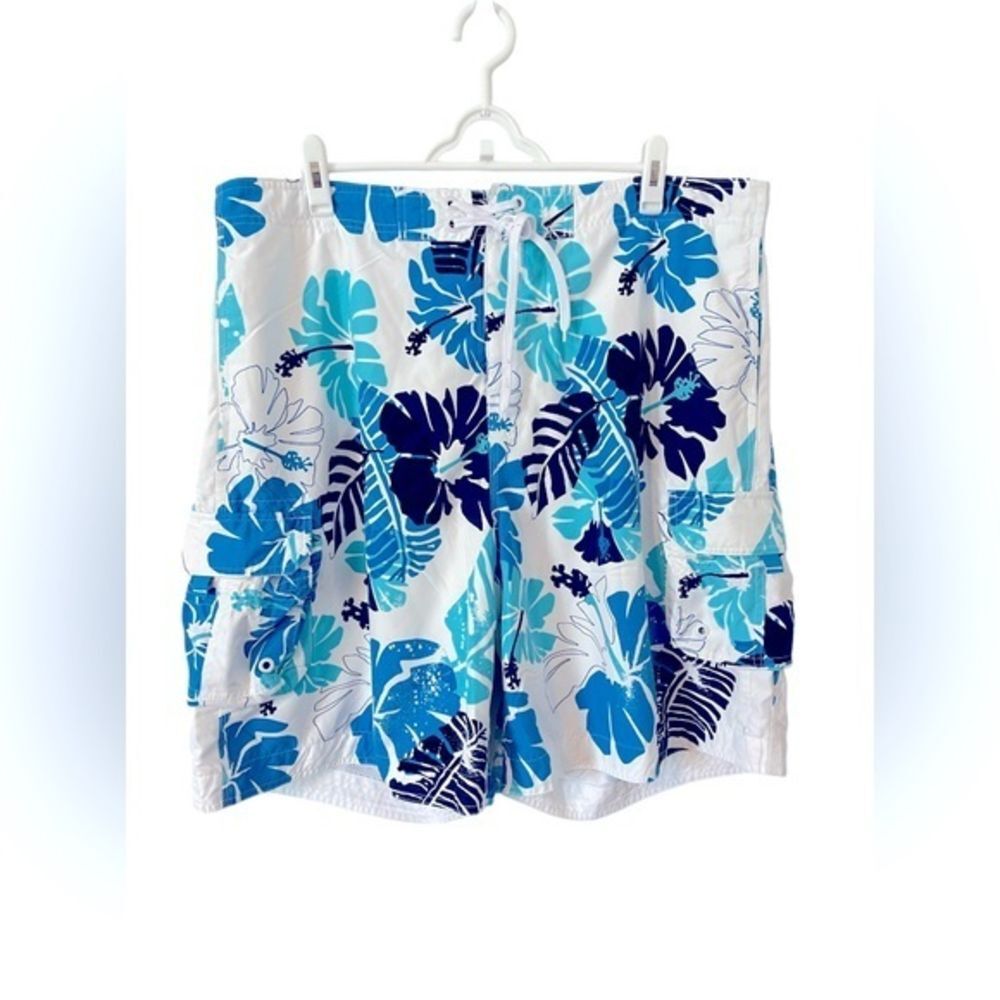 Duck‎ Head Tropical Blue Swim Shorts/Trunks, Size XXL